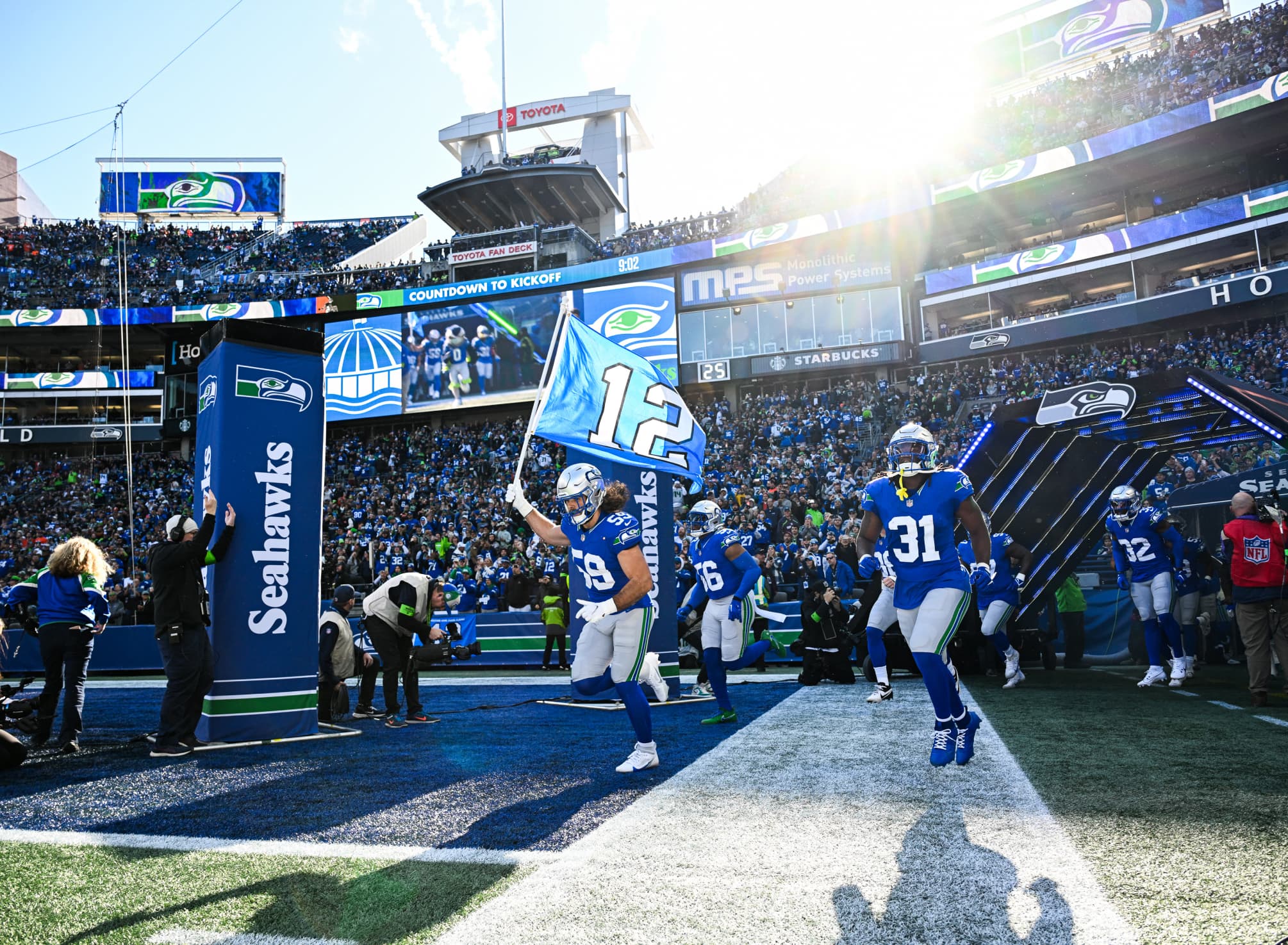 Seahawks Entrance Image